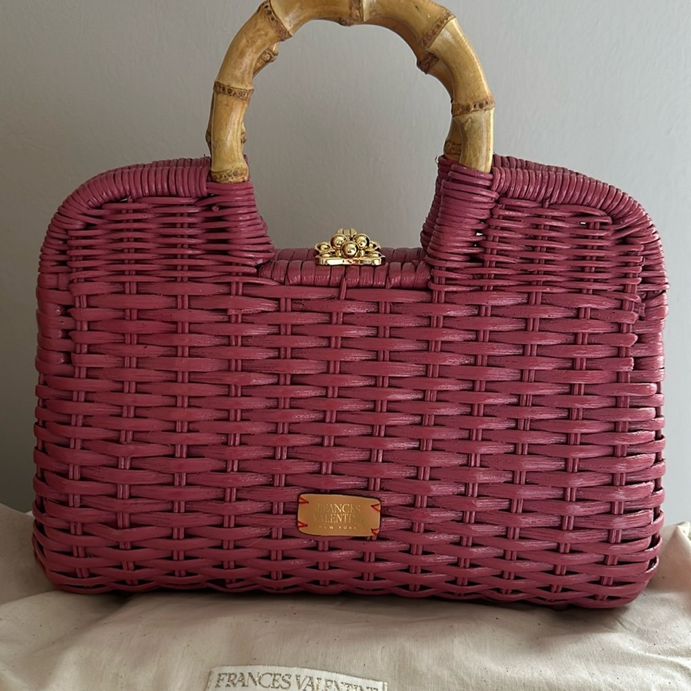 Frances Valentine Buzzy Basket Peony Pink